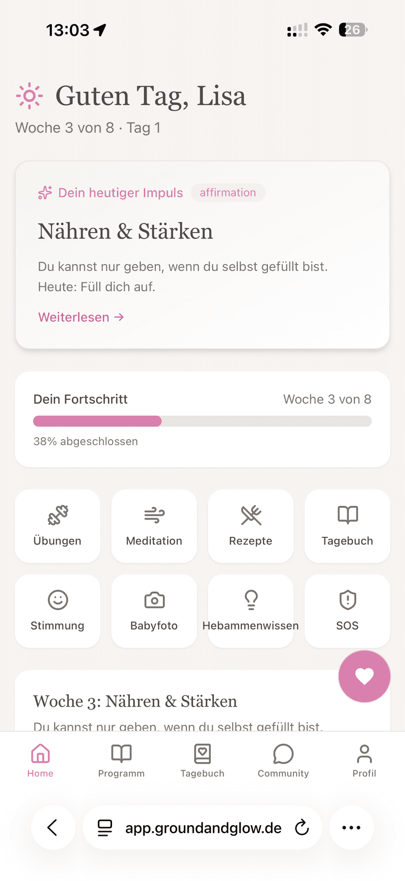 Ground & Glow Dashboard